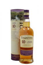 Tomintoul 10 years  Speyside Glenlivet 70 cl. in koker