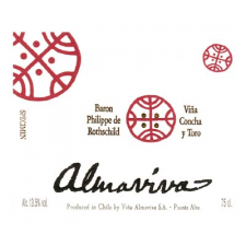 Almaviva in originele kist van 6 flessen, Baron Philippe de Rothschild and Concha Y Toro