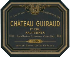 Ch. Guiraud 1er Cru Classe A.C.  Sauternes  75 cl. cb6