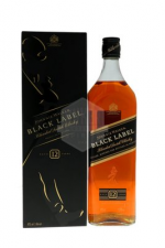 Johnnie Walker Black Label 12 y. Blended Scotch whisky LITER 40% in giftbox