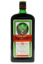 Jägermeister Liter rechthoek fles 35% vierkant