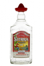 Tequila Sierra Silver/Blanco 38% 70cl.