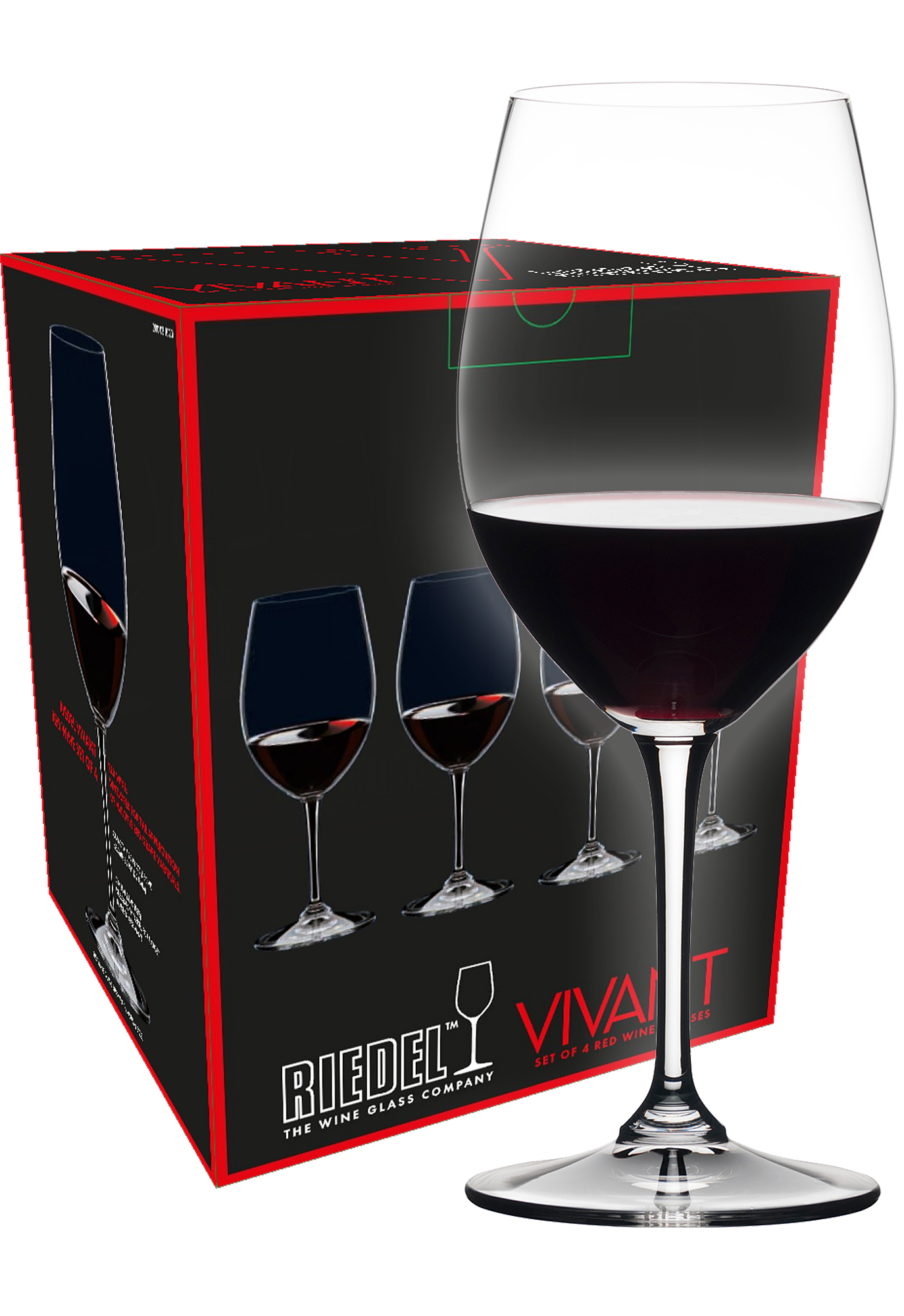Riedel Vivant Tasting Red wijnglas (set van 4 voor € 53,80)